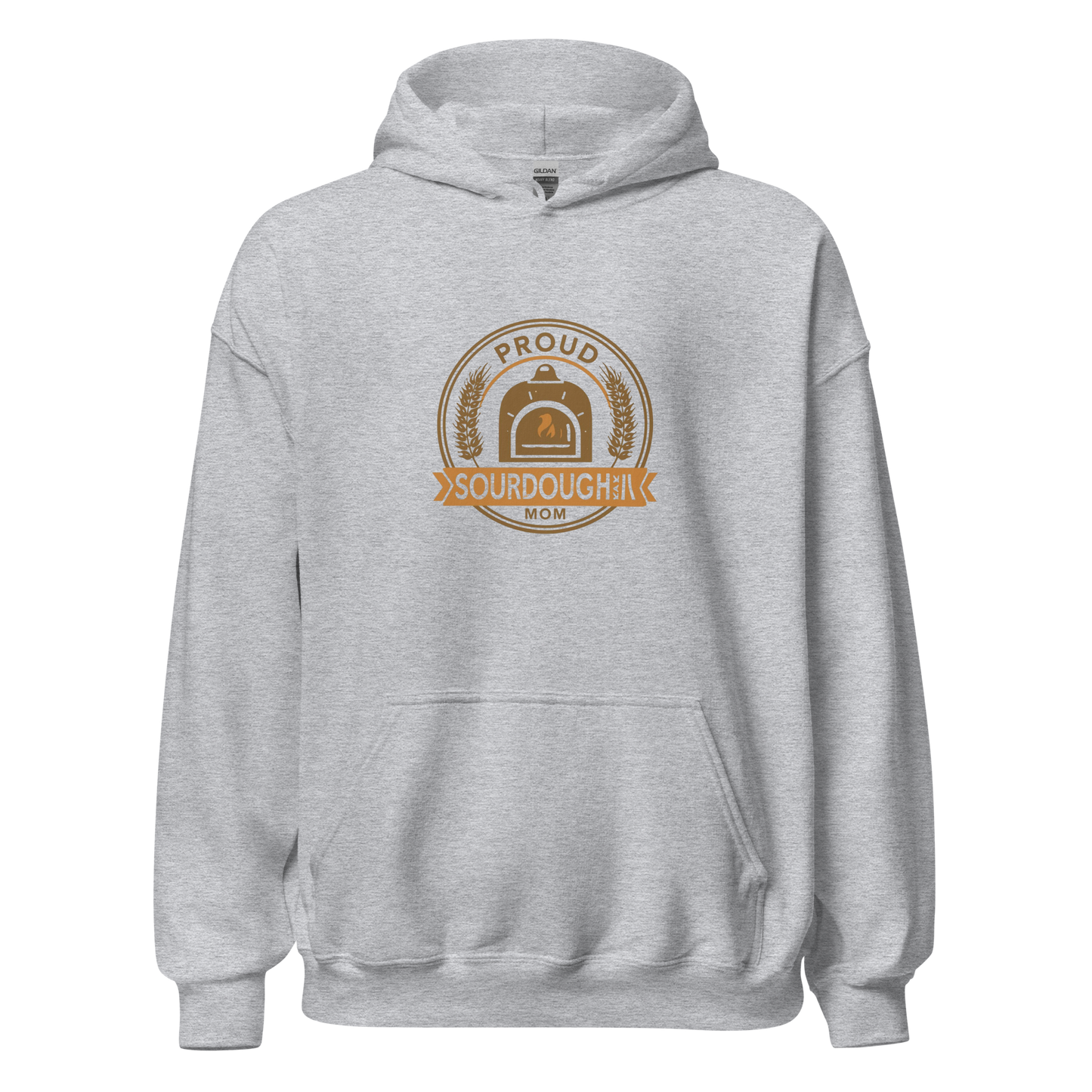 Sourdough Mom | Unisex Hoodie Sport Grey Apparel > Hoodies & Sweatshirts ZomaModa