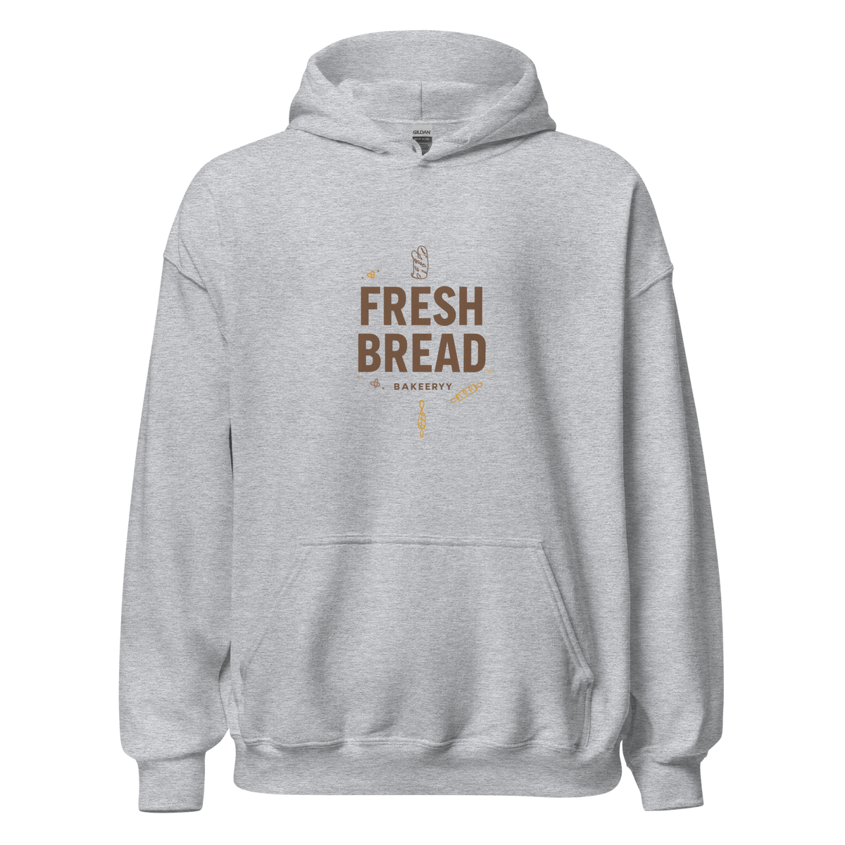 Eat Sleep Bake Repeat | Unisex Hoodie Sport Grey Apparel > Hoodies & Sweatshirts ZomaModa