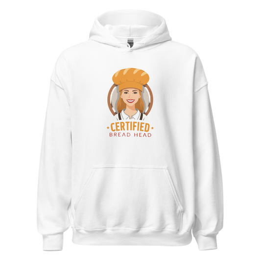 Certified Bread Head | Unisex Hoodie White Apparel > Hoodies & Sweatshirts ZomaModa