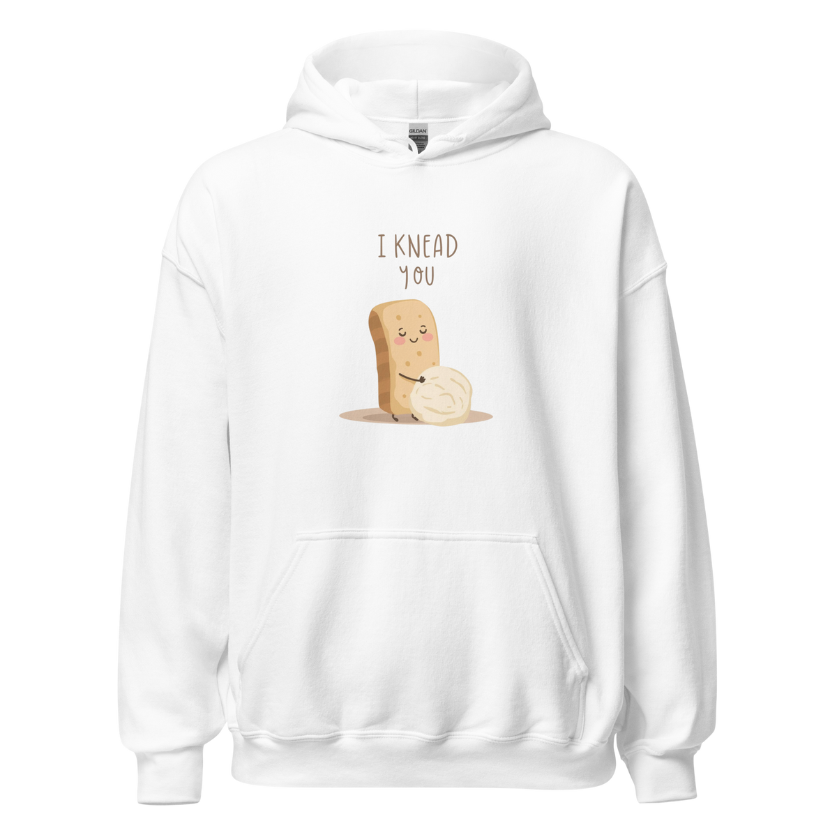 I Knead You | Unisex Hoodie White Apparel > Hoodies & Sweatshirts ZomaModa