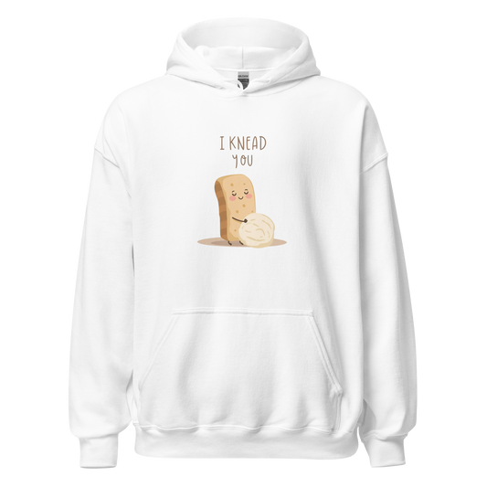 I Knead You | Unisex Hoodie White Apparel > Hoodies & Sweatshirts ZomaModa
