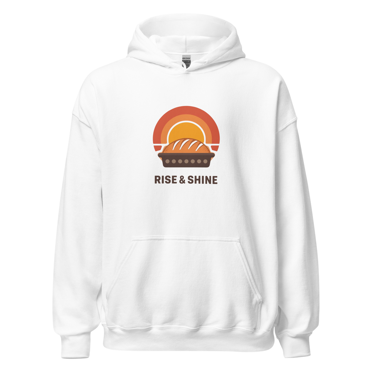 Rise & Shine | Unisex Hoodie White Apparel > Hoodies & Sweatshirts ZomaModa