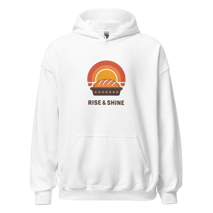 Rise & Shine | Unisex Hoodie White Apparel > Hoodies & Sweatshirts ZomaModa