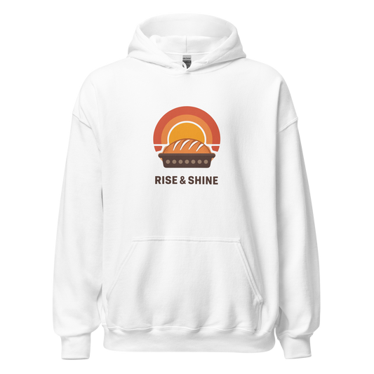 Rise & Shine | Unisex Hoodie White Apparel > Hoodies & Sweatshirts ZomaModa