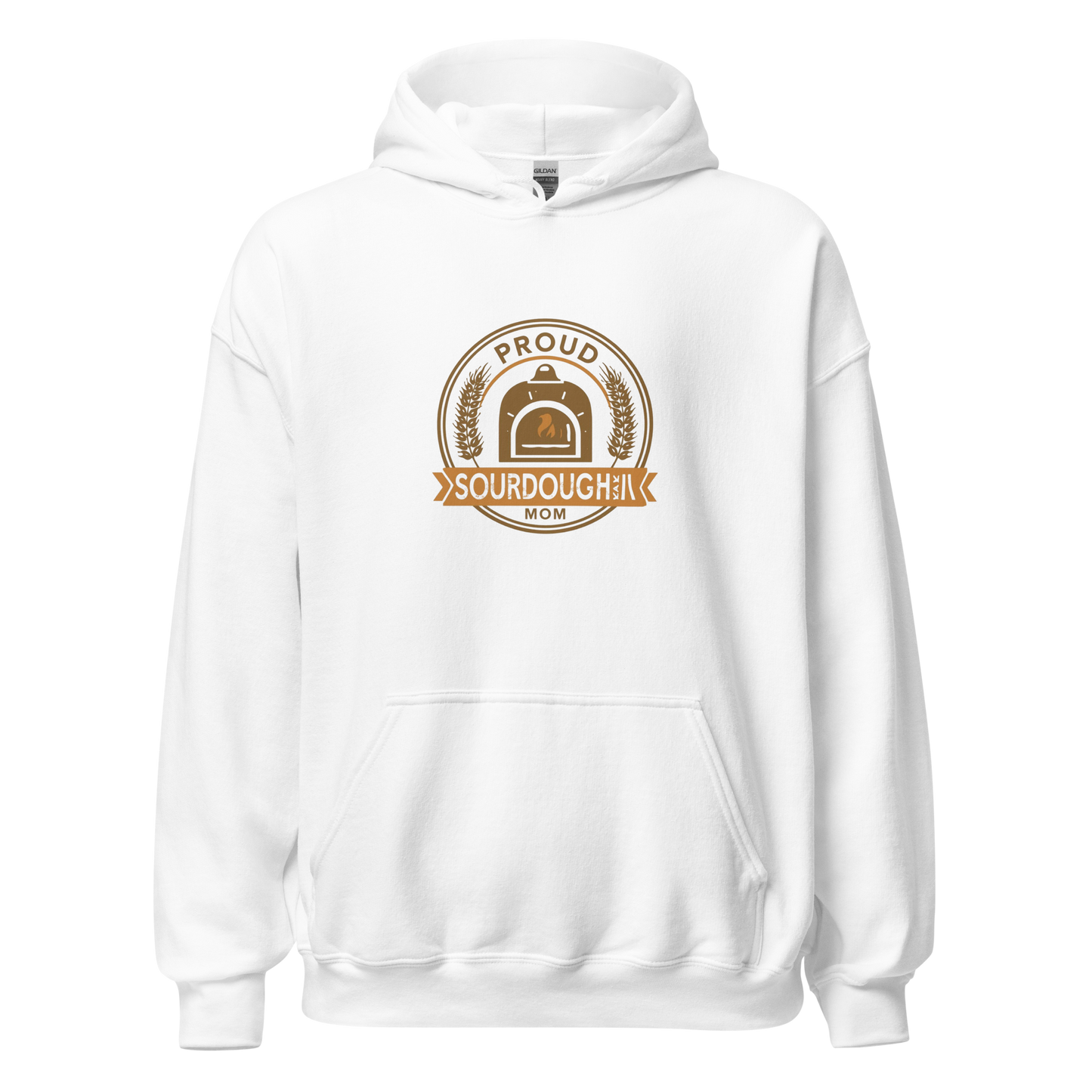 Sourdough Mom | Unisex Hoodie White Apparel > Hoodies & Sweatshirts ZomaModa