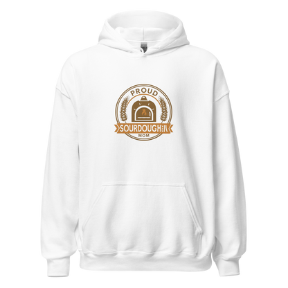 Sourdough Mom | Unisex Hoodie White Apparel > Hoodies & Sweatshirts ZomaModa