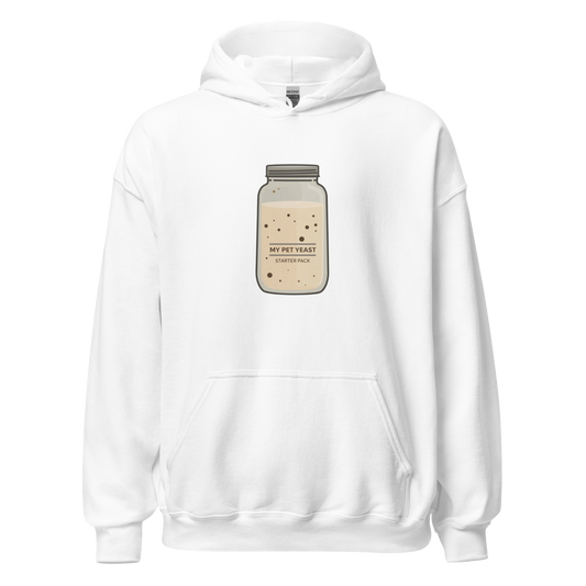 Starter Pack | Unisex Hoodie White Apparel > Hoodies & Sweatshirts ZomaModa