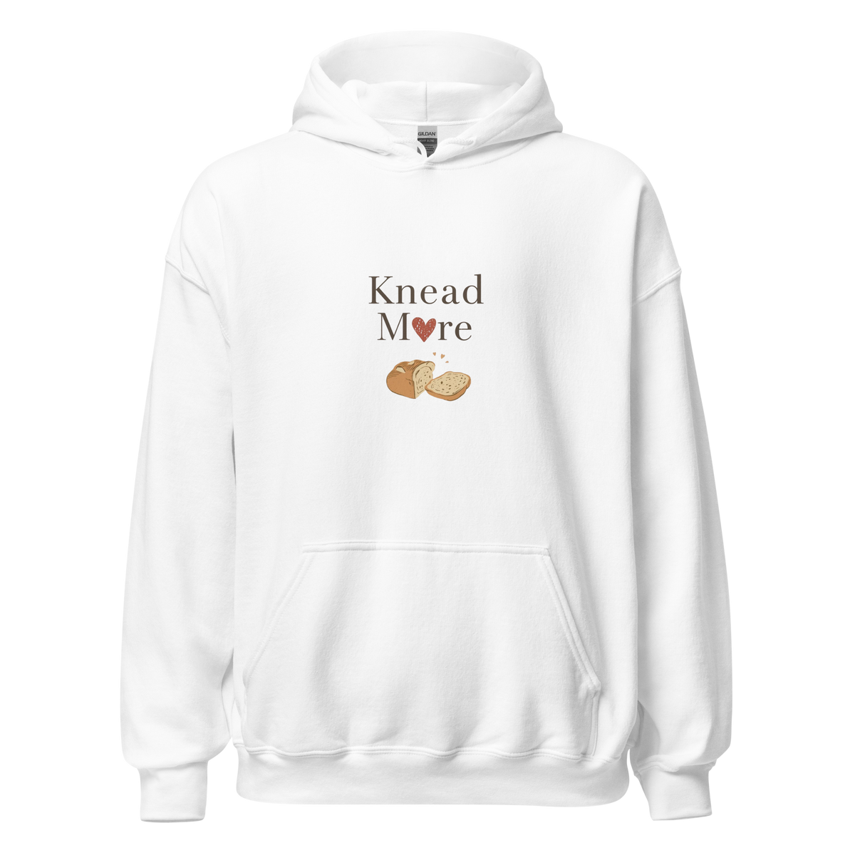 Knead More Love | Unisex Hoodie White Apparel > Hoodies & Sweatshirts ZomaModa