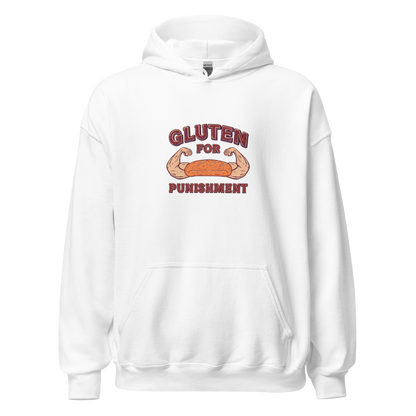 Gluten for Punishment | Unisex Hoodie White Apparel > Hoodies & Sweatshirts ZomaModa