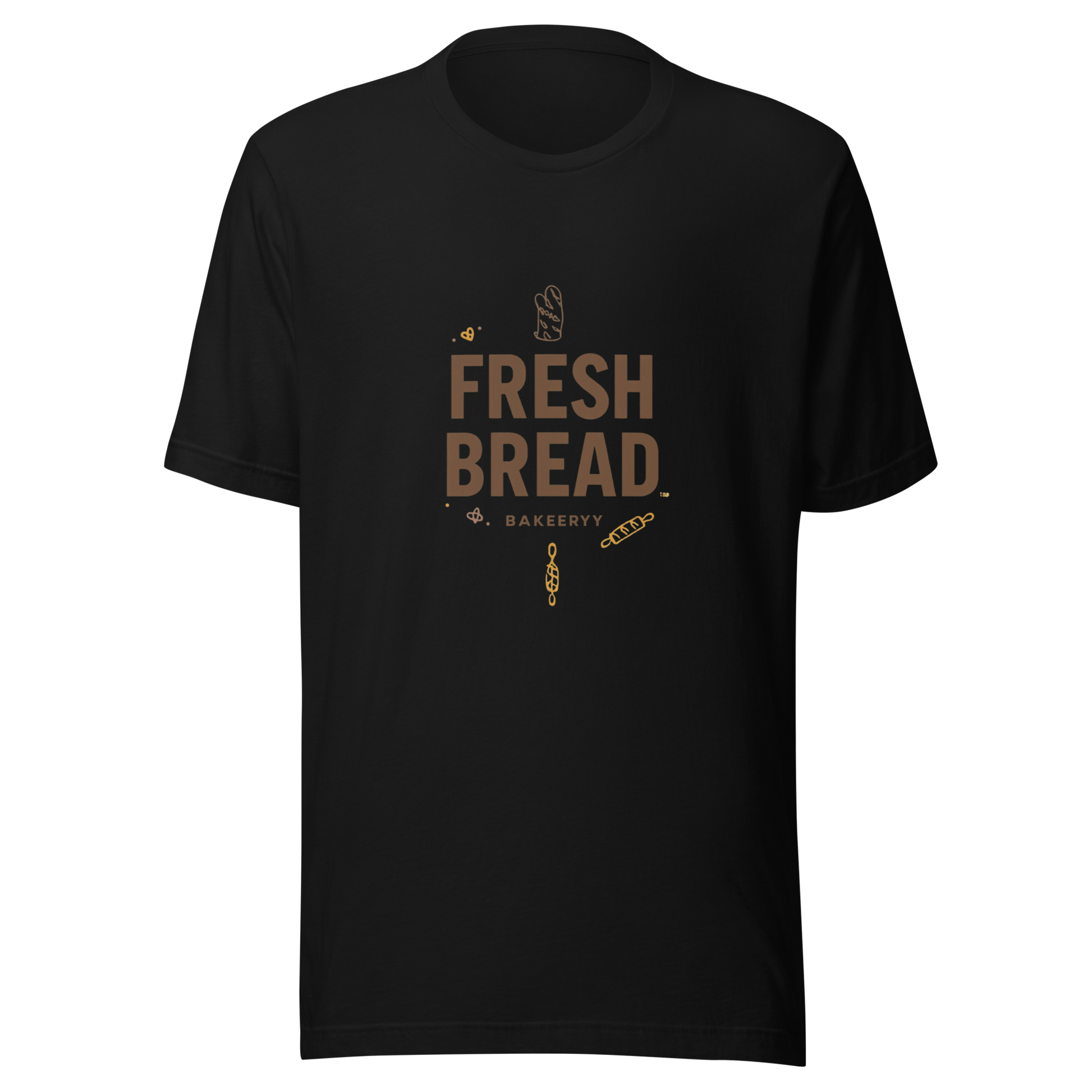 Eat Sleep Bake Repeat | Unisex t-shirt Black Apparel > T-Shirts ZomaModa