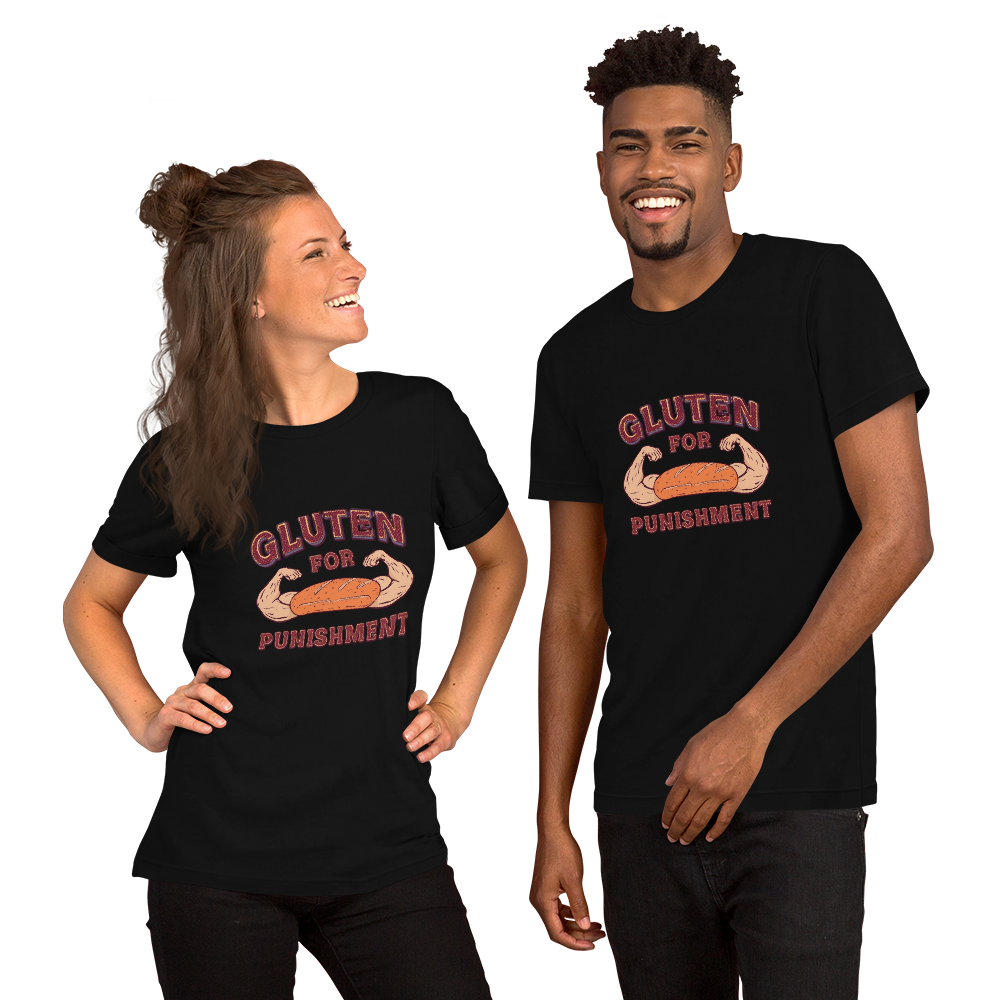 Gluten for Punishment | Unisex t-shirt Apparel > T-Shirts ZomaModa
