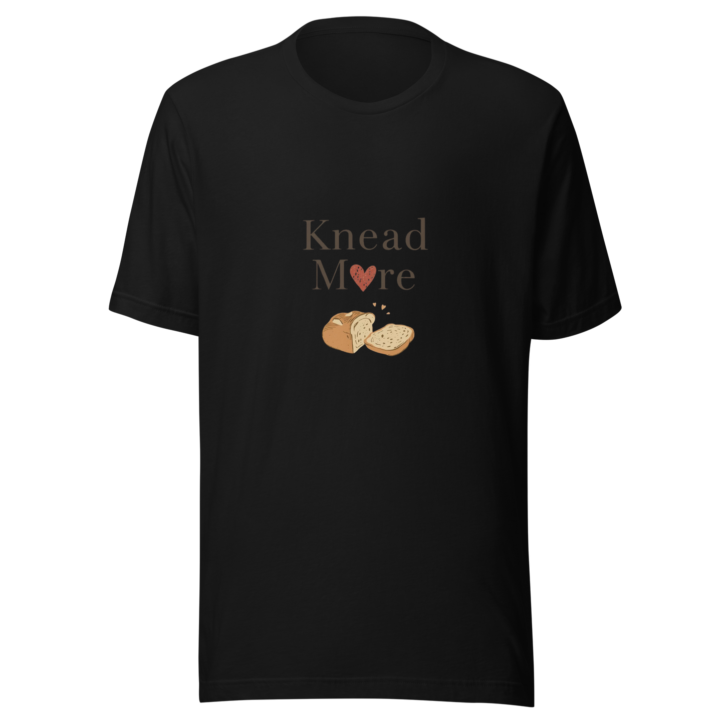 Knead More Love | Unisex t-shirt Black Apparel > T-Shirts ZomaModa