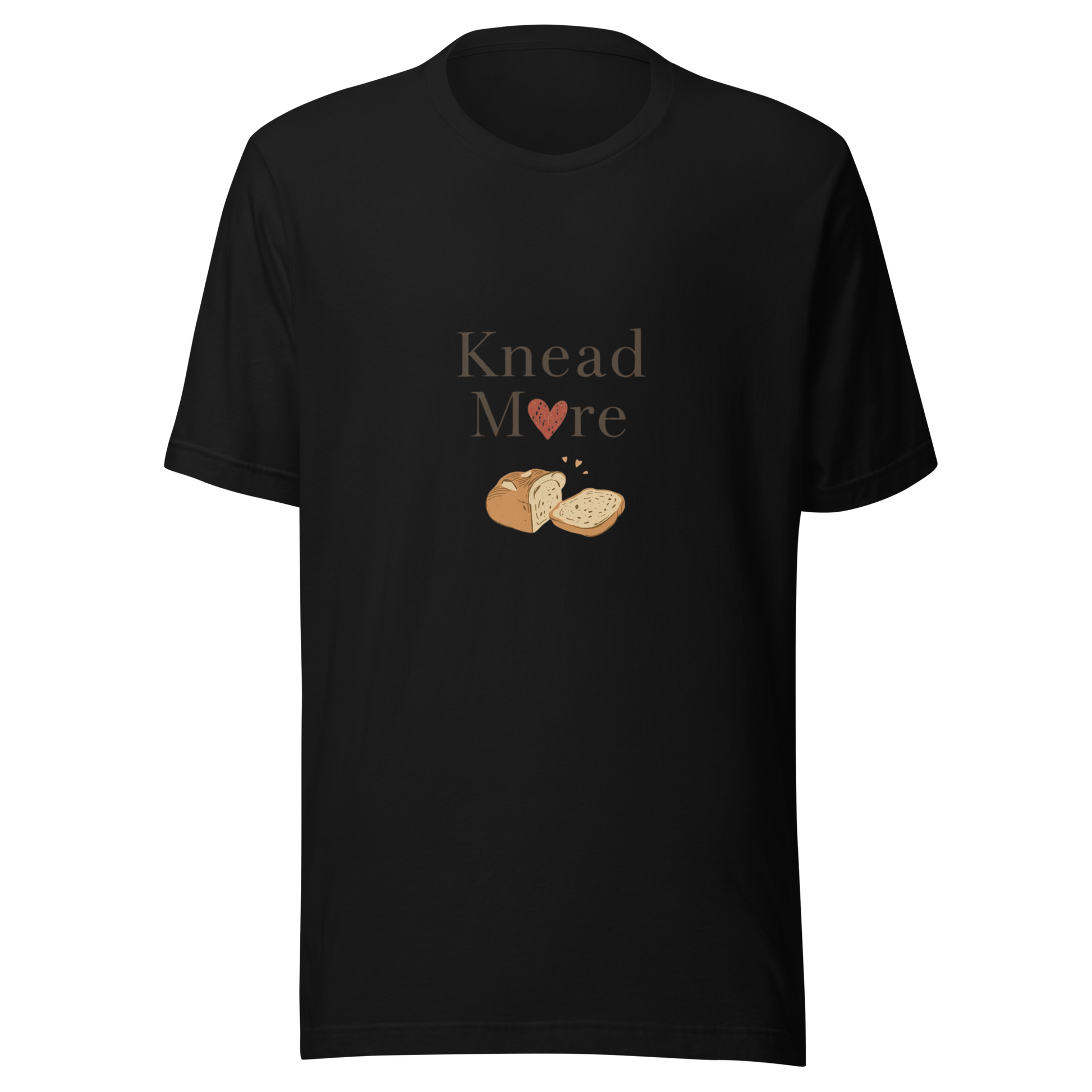 Knead More Love | Unisex t-shirt Black Apparel > T-Shirts ZomaModa
