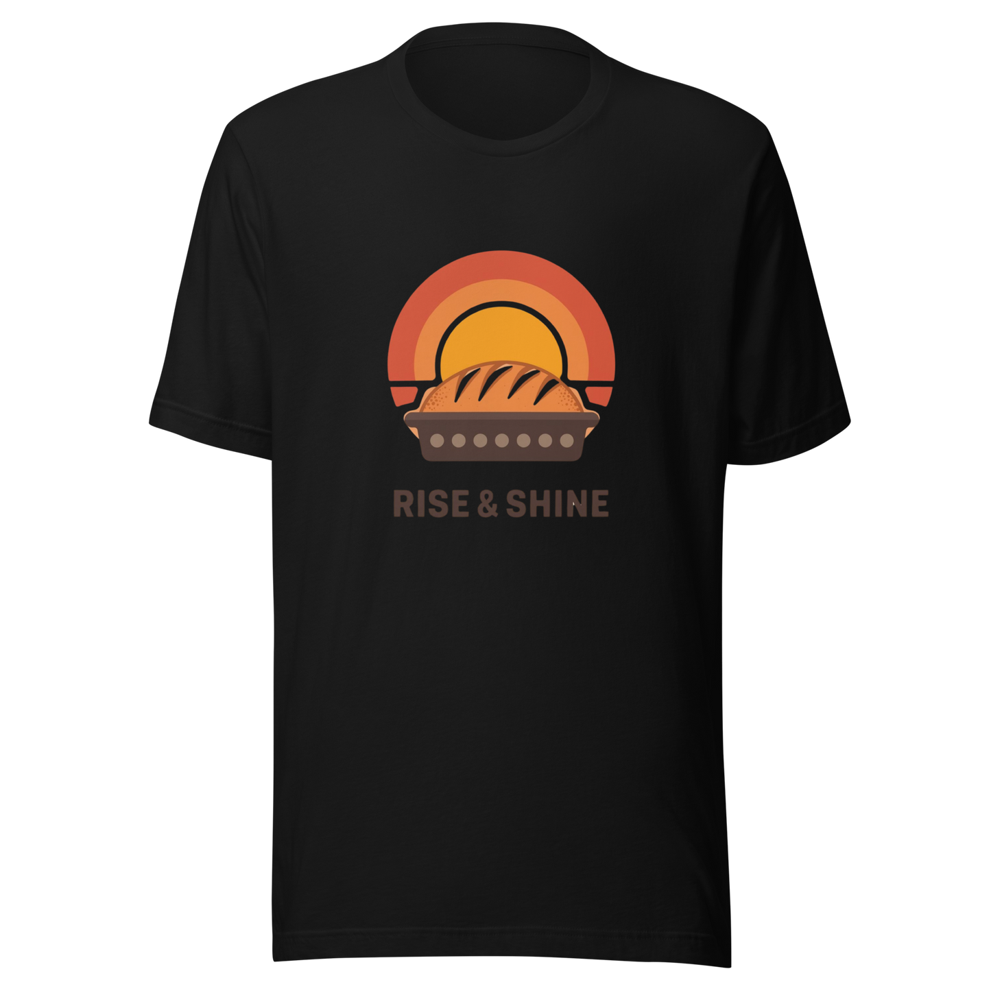Rise & Shine | Unisex t-shirt Black Apparel > T-Shirts ZomaModa