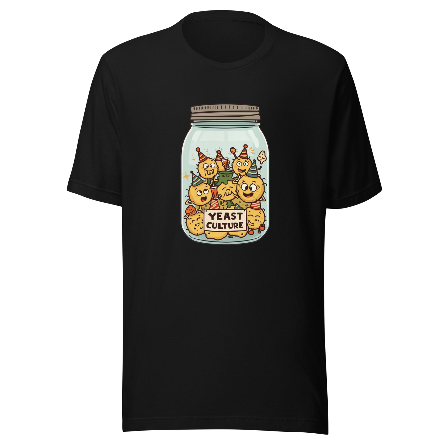 Wild Yeast, Wild Life | Unisex t-shirt Black Apparel > T-Shirts ZomaModa