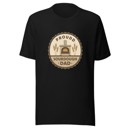 Sourdough Dad | Unisex t-shirt Black Apparel > T-Shirts ZomaModa