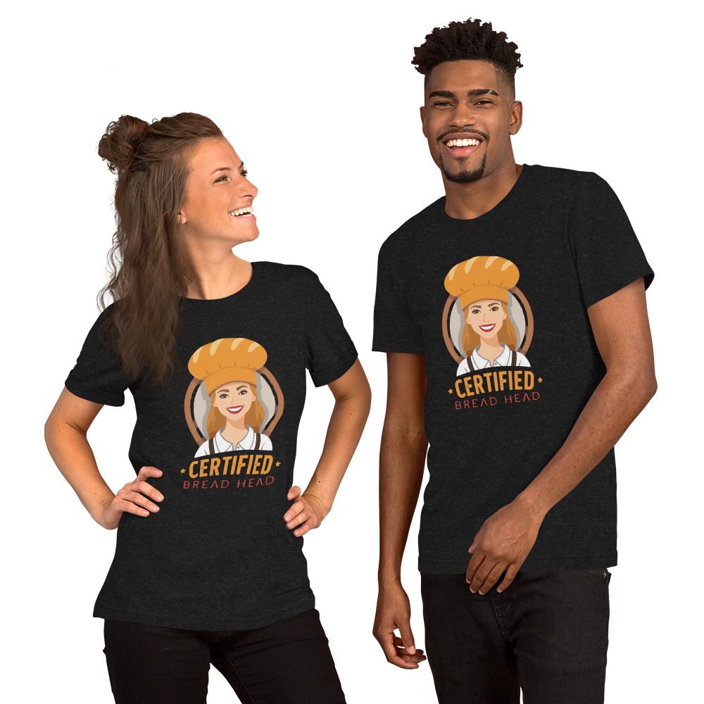Certified Bread Head | Unisex t-shirt Apparel > T-Shirts ZomaModa