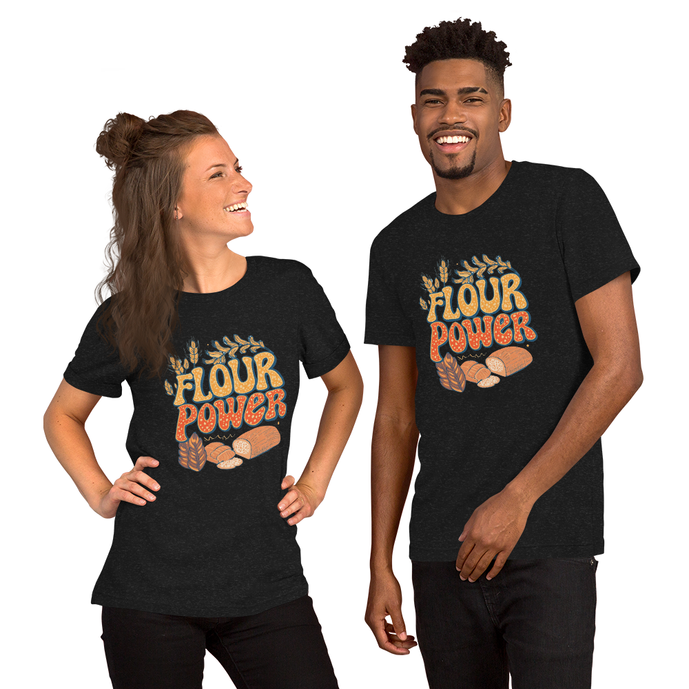 Flour Power | Unisex t-shirt Apparel > T-Shirts ZomaModa
