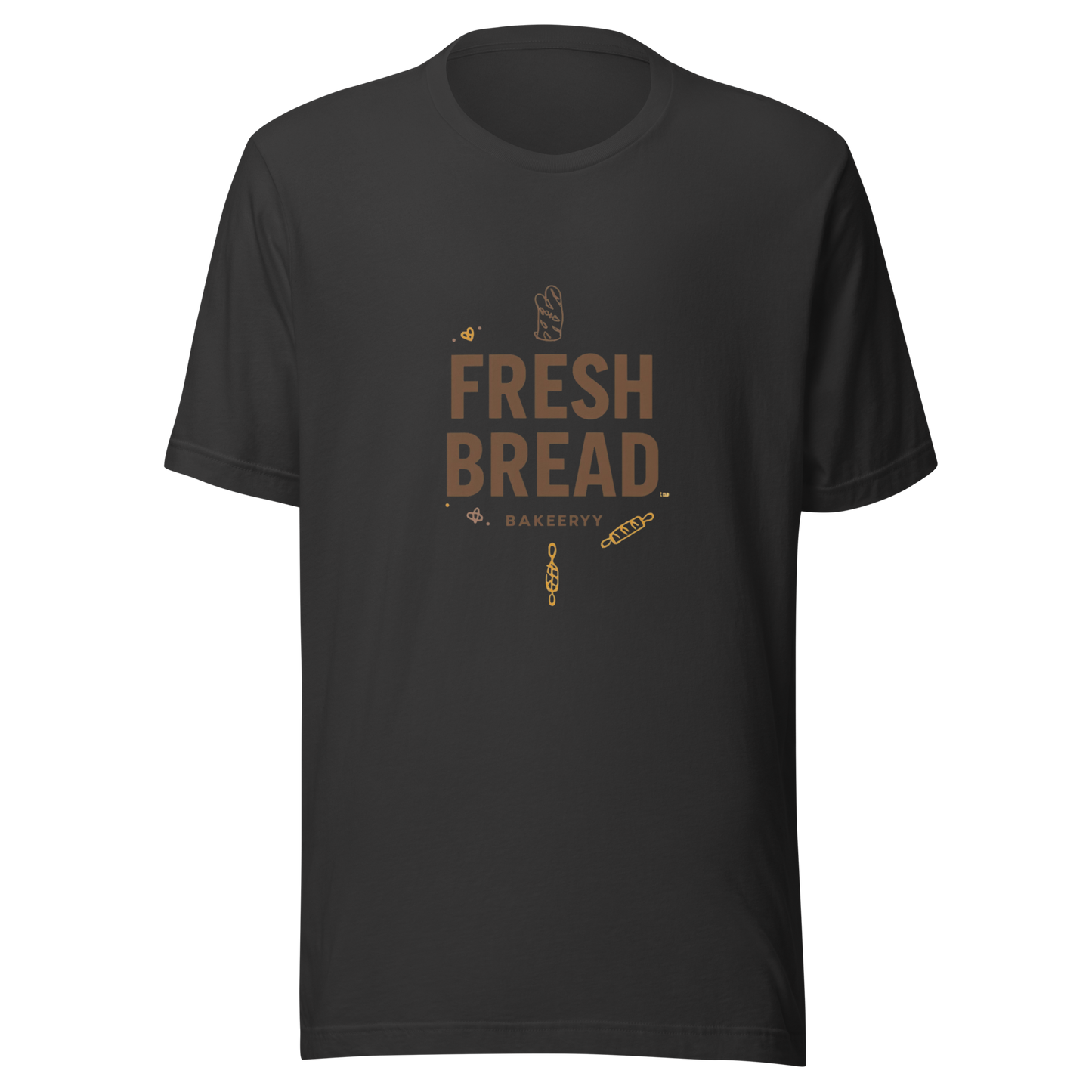 Eat Sleep Bake Repeat | Unisex t-shirt Dark Grey Apparel > T-Shirts ZomaModa