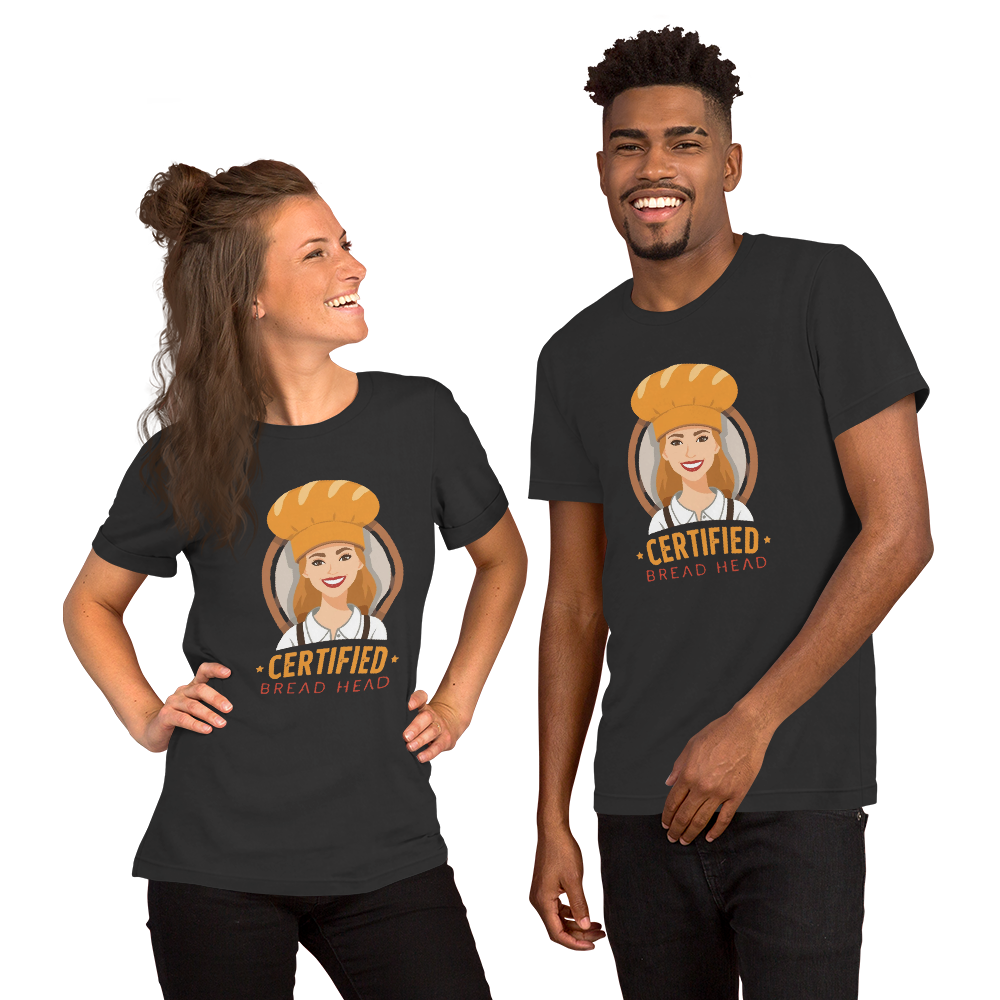Certified Bread Head | Unisex t-shirt Apparel > T-Shirts ZomaModa