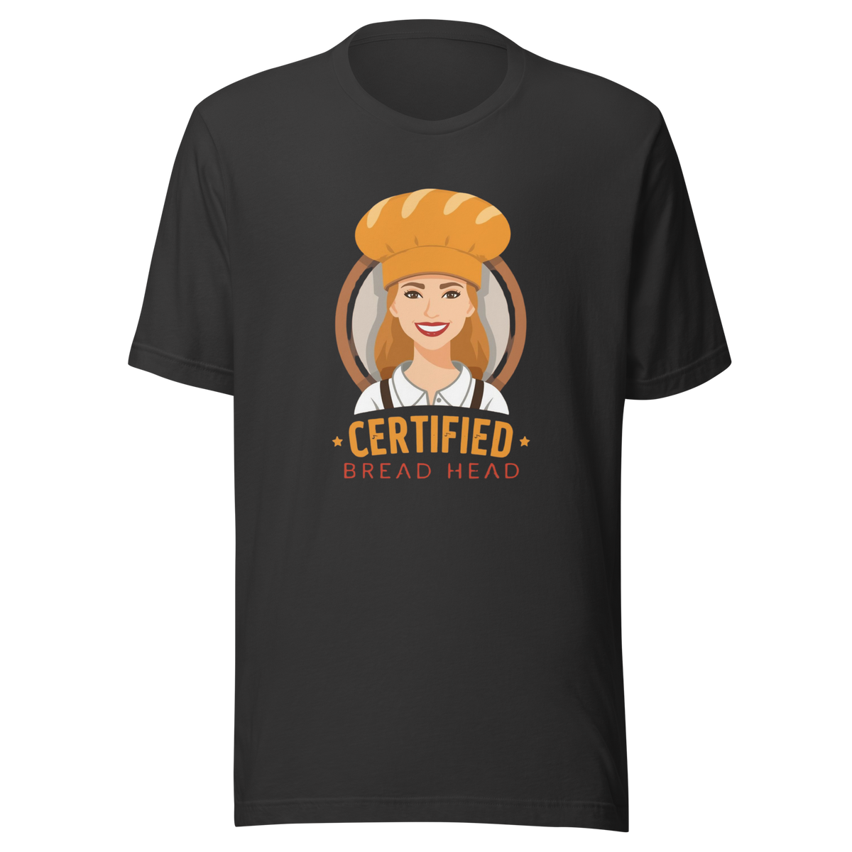 Certified Bread Head | Unisex t-shirt Dark Grey Apparel > T-Shirts ZomaModa