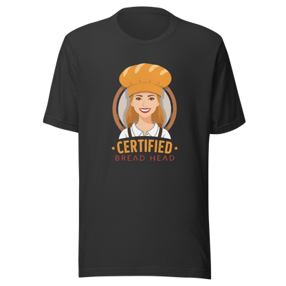 Certified Bread Head | Unisex t-shirt Dark Grey Apparel > T-Shirts ZomaModa