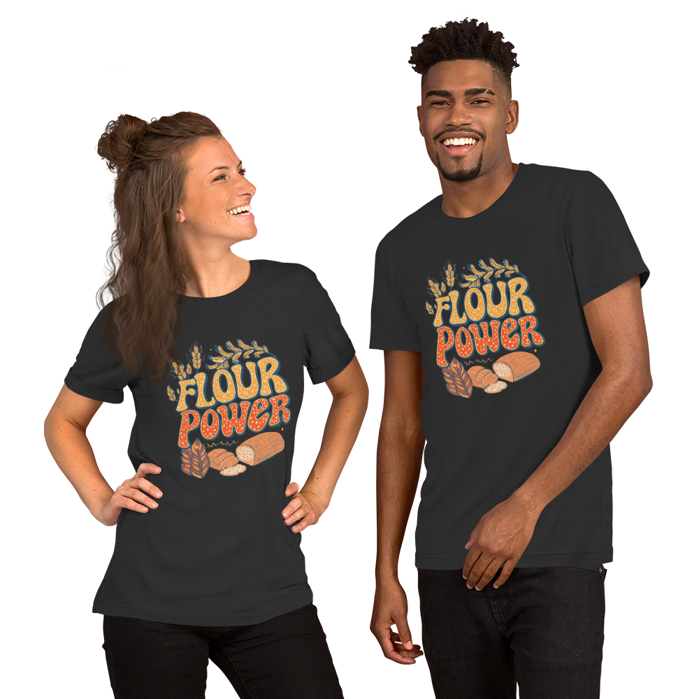 Flour Power | Unisex t-shirt Apparel > T-Shirts ZomaModa