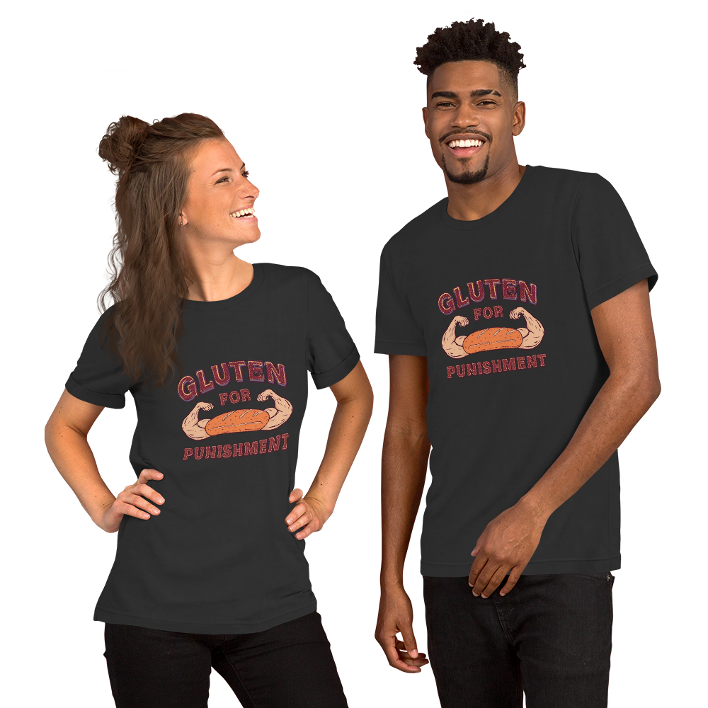 Gluten for Punishment | Unisex t-shirt Apparel > T-Shirts ZomaModa