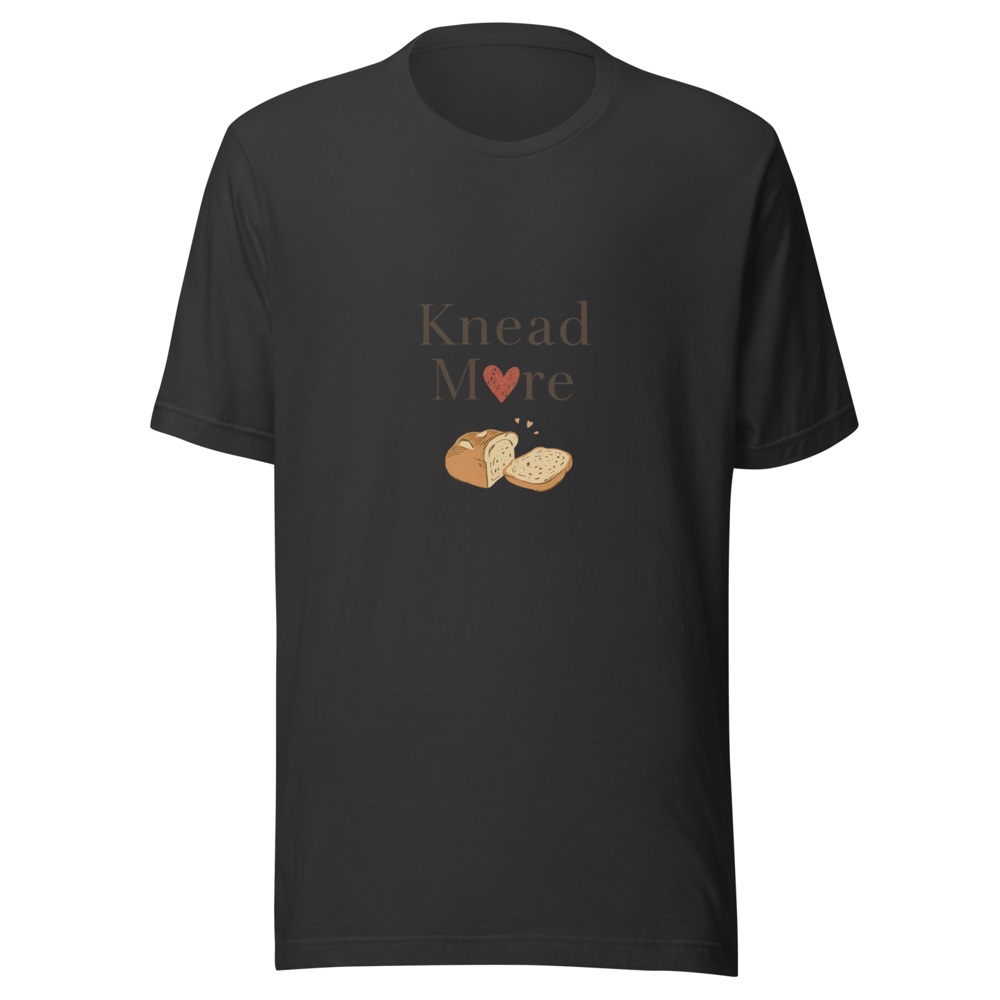 Knead More Love | Unisex t-shirt Dark Grey Apparel > T-Shirts ZomaModa