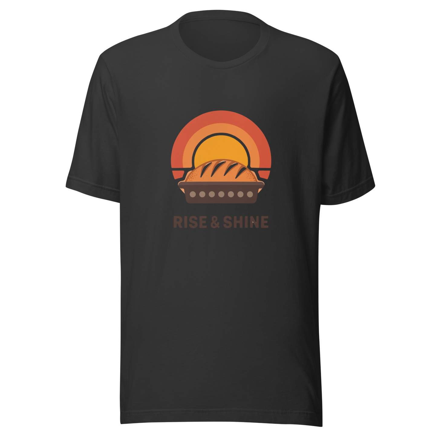 Rise & Shine | Unisex t-shirt Dark Grey Apparel > T-Shirts ZomaModa