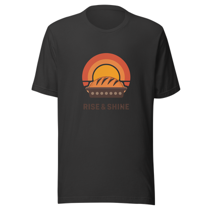 Rise & Shine | Unisex t-shirt Dark Grey Apparel > T-Shirts ZomaModa