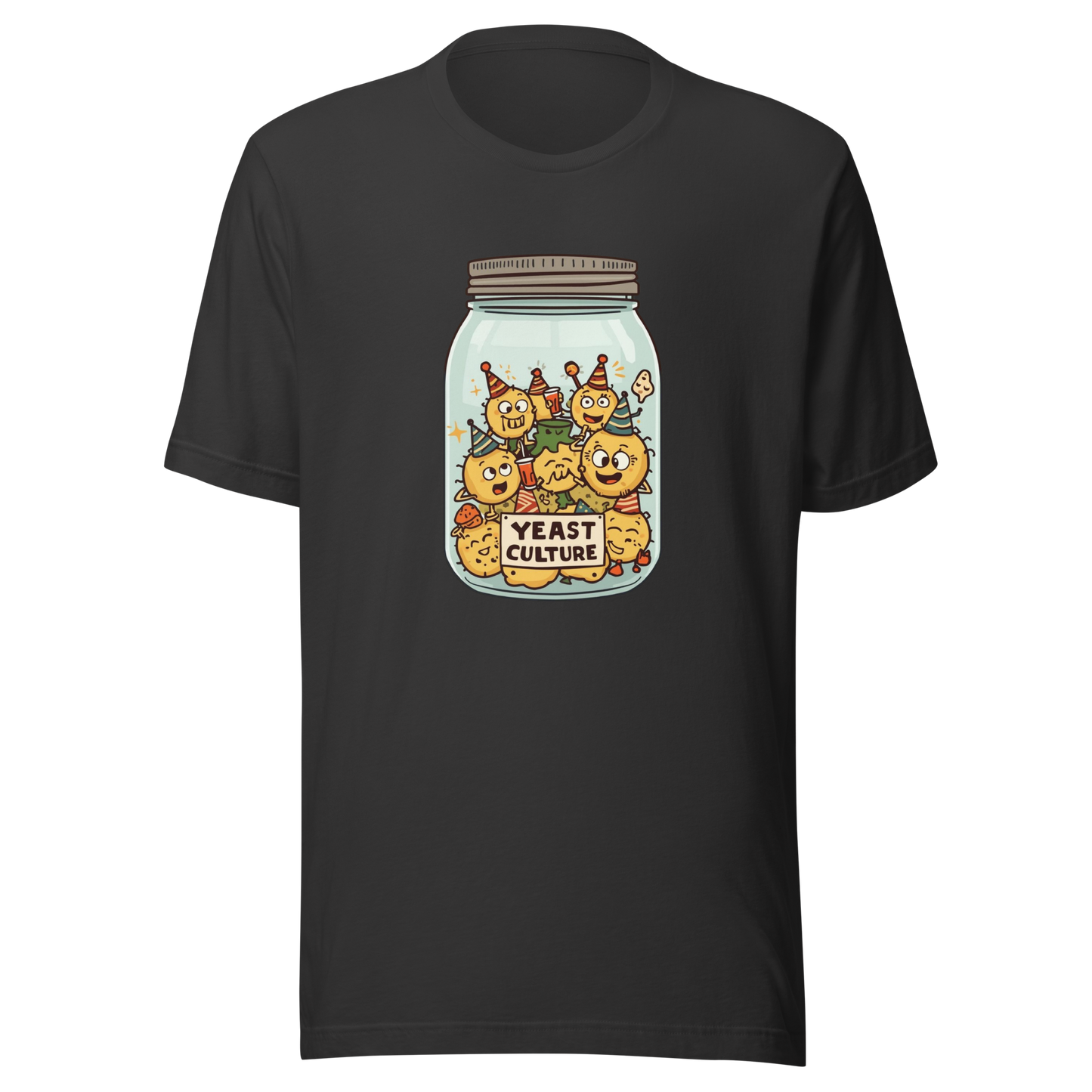 Wild Yeast, Wild Life | Unisex t-shirt Dark Grey Apparel > T-Shirts ZomaModa