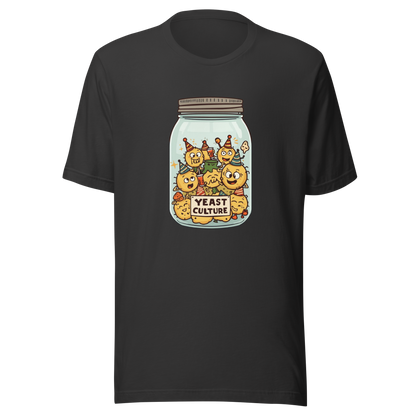 Wild Yeast, Wild Life | Unisex t-shirt Dark Grey Apparel > T-Shirts ZomaModa