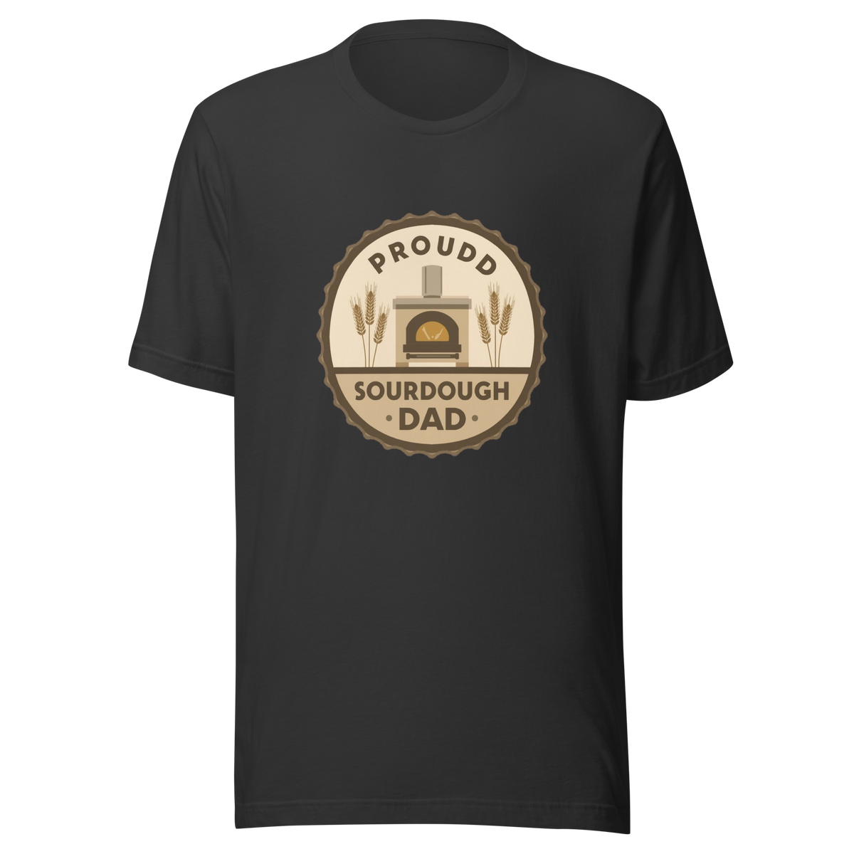 Sourdough Dad | Unisex t-shirt Dark Grey Apparel > T-Shirts ZomaModa