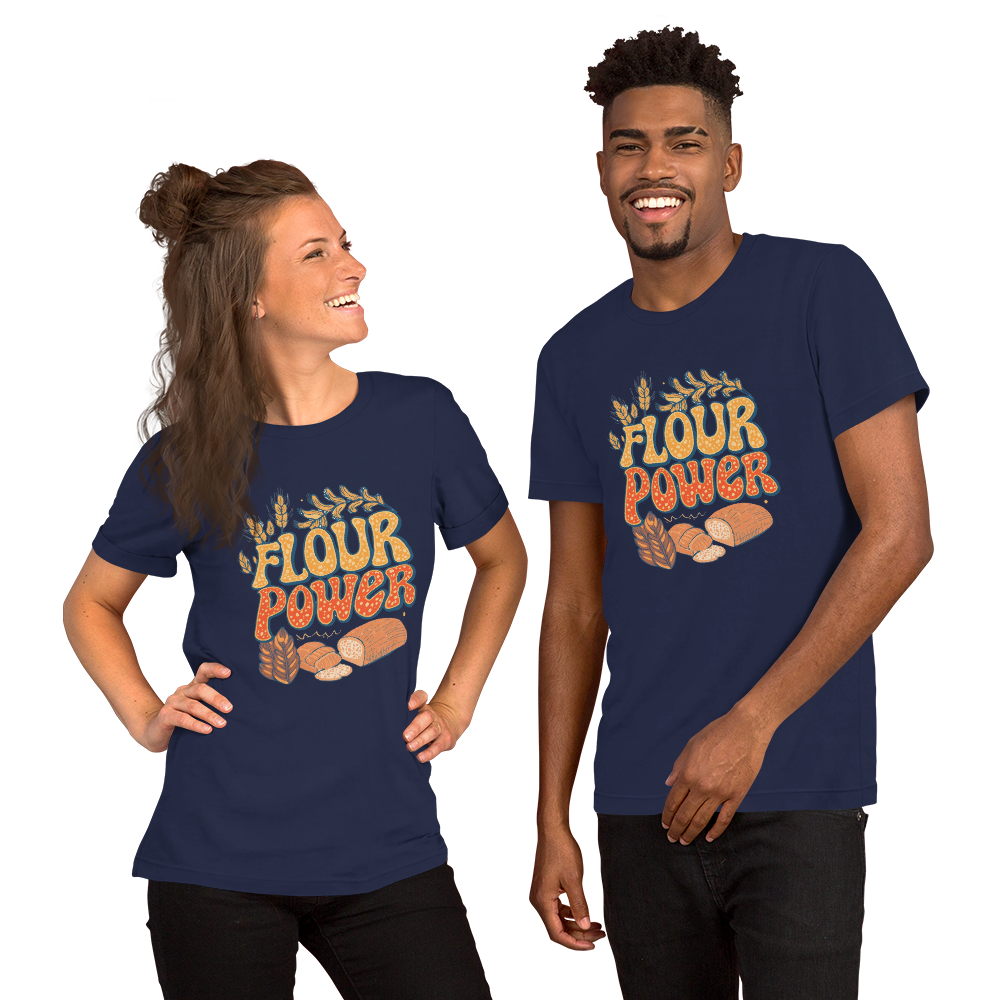 Flour Power | Unisex t-shirt Apparel > T-Shirts ZomaModa