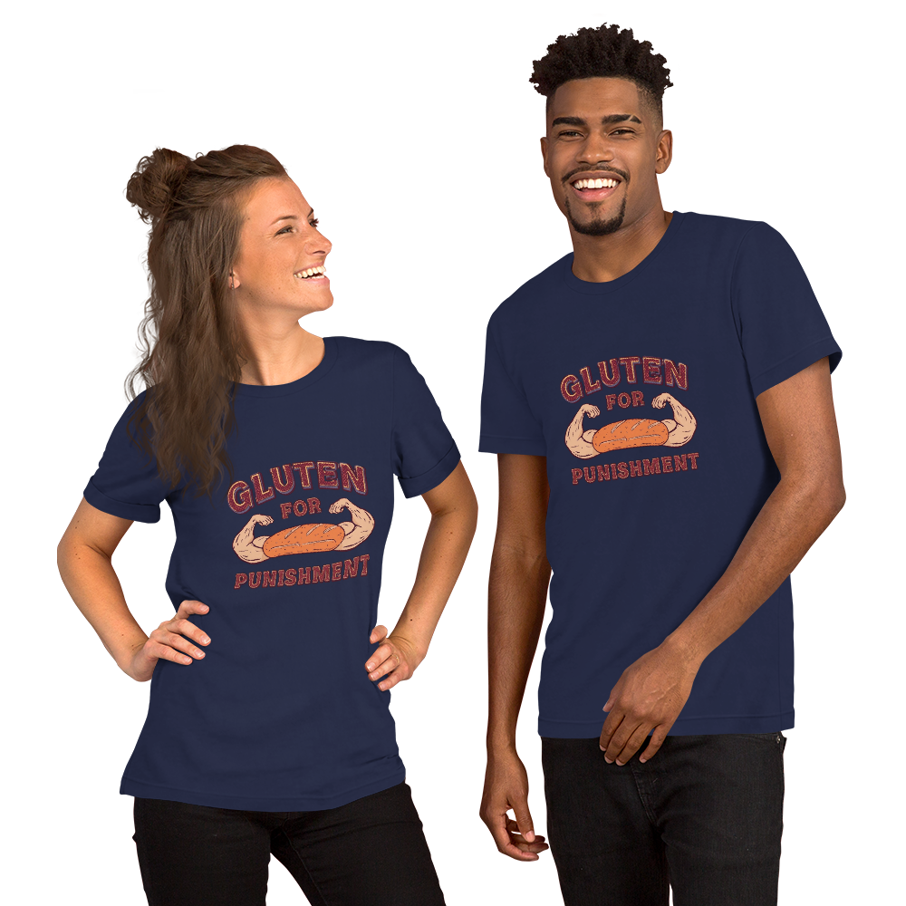 Gluten for Punishment | Unisex t-shirt Apparel > T-Shirts ZomaModa