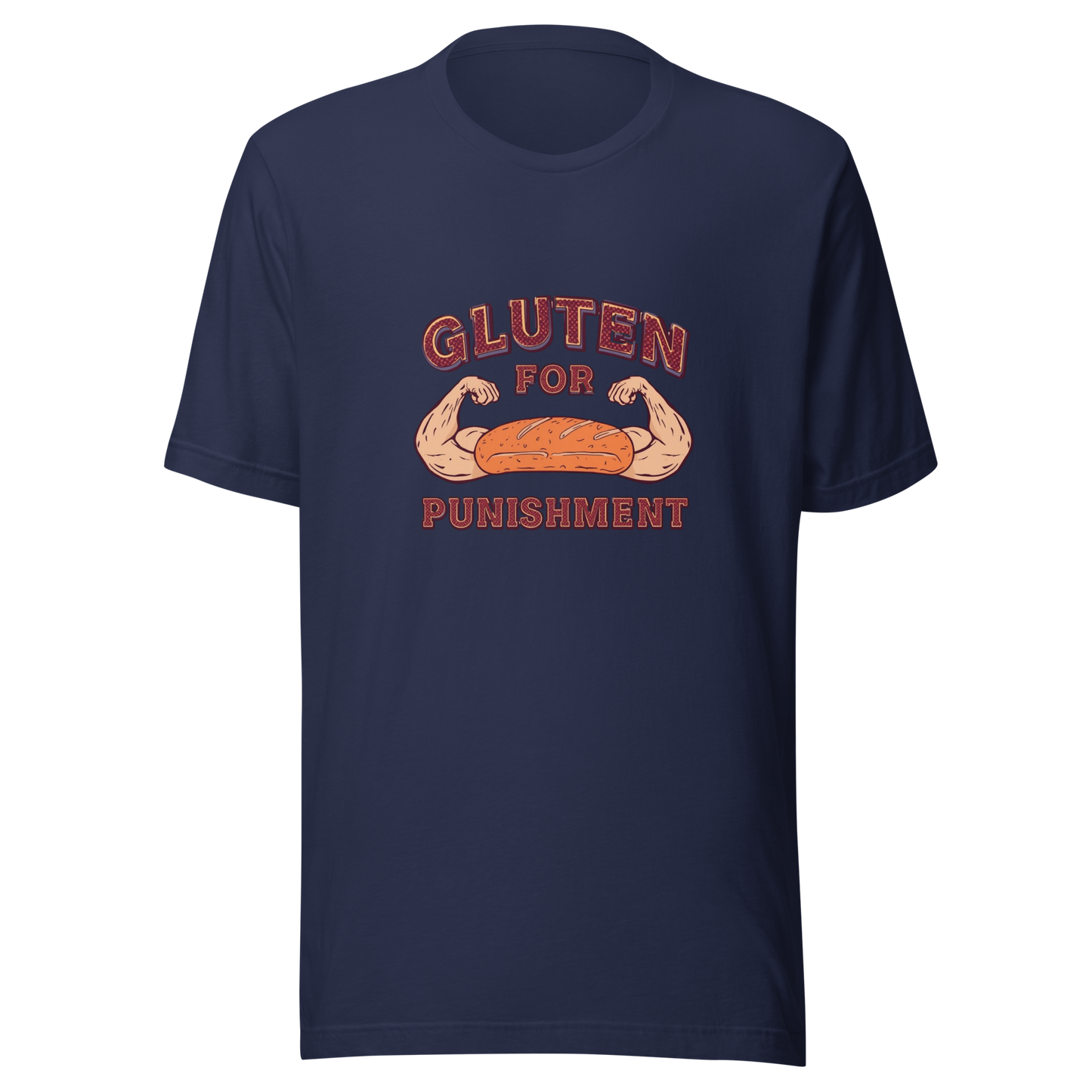 Gluten for Punishment | Unisex t-shirt Navy Apparel > T-Shirts ZomaModa