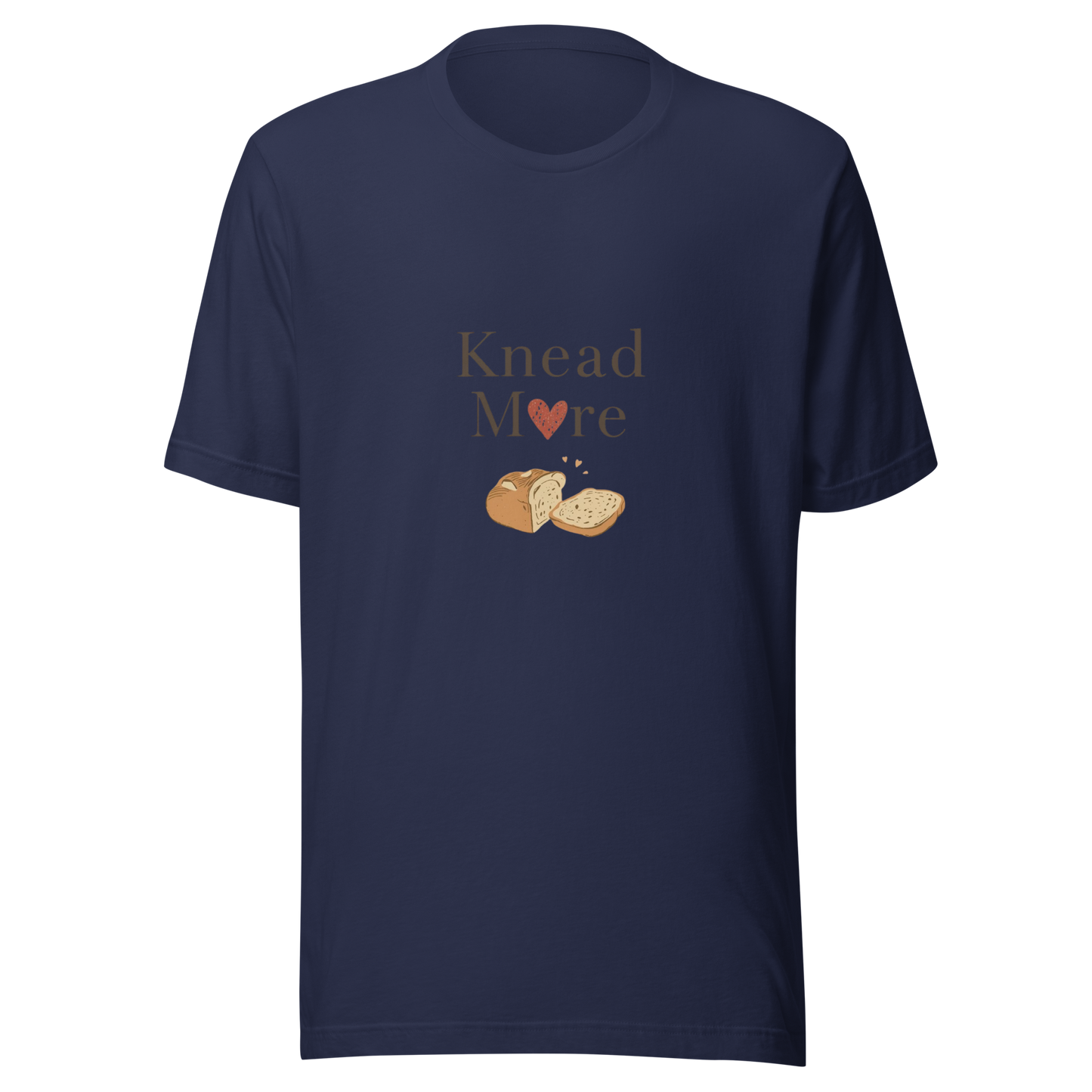 Knead More Love | Unisex t-shirt Navy Apparel > T-Shirts ZomaModa