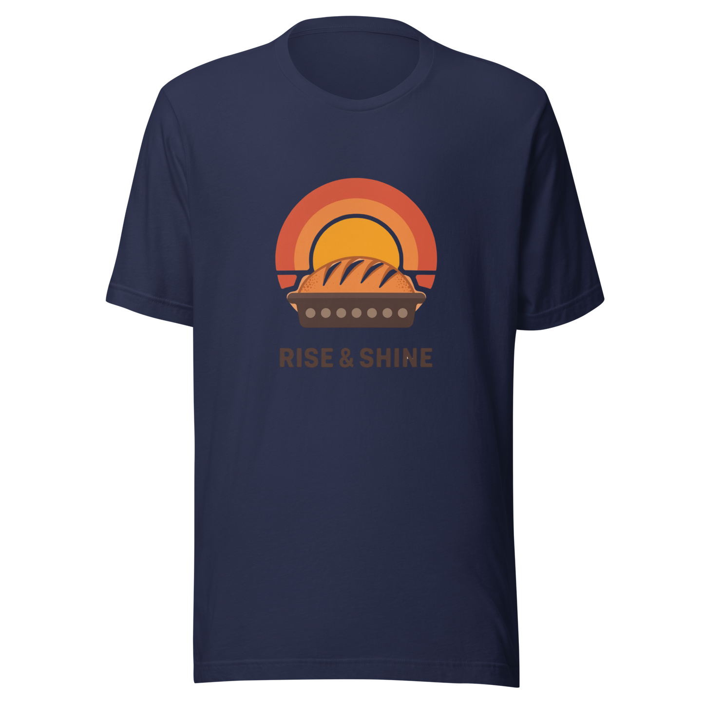 Rise & Shine | Unisex t-shirt Navy Apparel > T-Shirts ZomaModa
