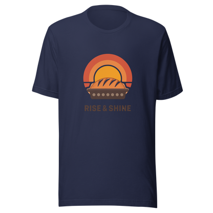 Rise & Shine | Unisex t-shirt Navy Apparel > T-Shirts ZomaModa