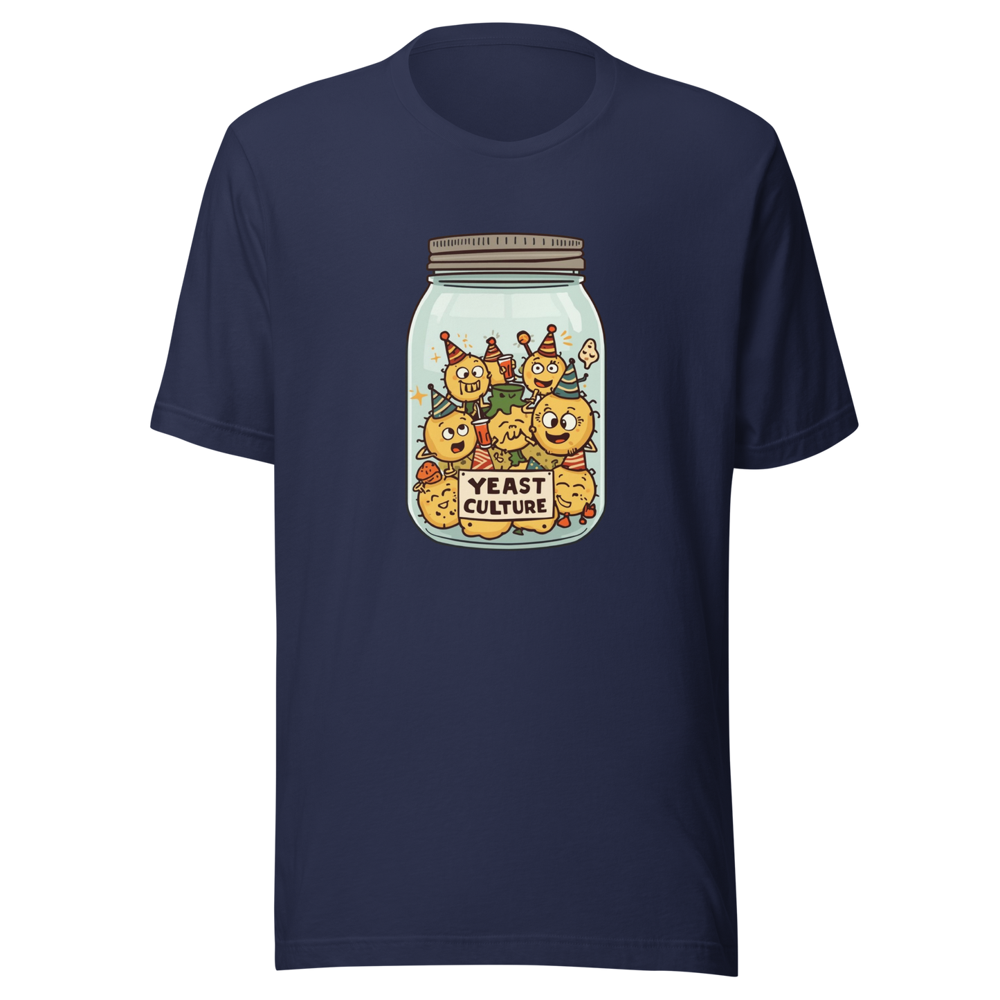 Wild Yeast, Wild Life | Unisex t-shirt Navy Apparel > T-Shirts ZomaModa
