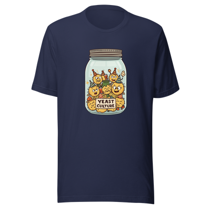 Wild Yeast, Wild Life | Unisex t-shirt Navy Apparel > T-Shirts ZomaModa