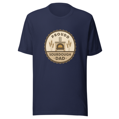 Sourdough Dad | Unisex t-shirt Navy Apparel > T-Shirts ZomaModa