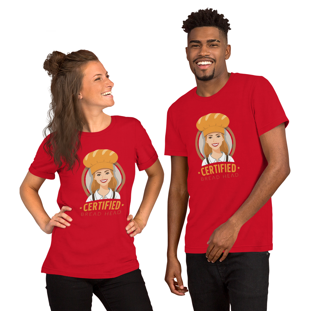 Certified Bread Head | Unisex t-shirt Apparel > T-Shirts ZomaModa