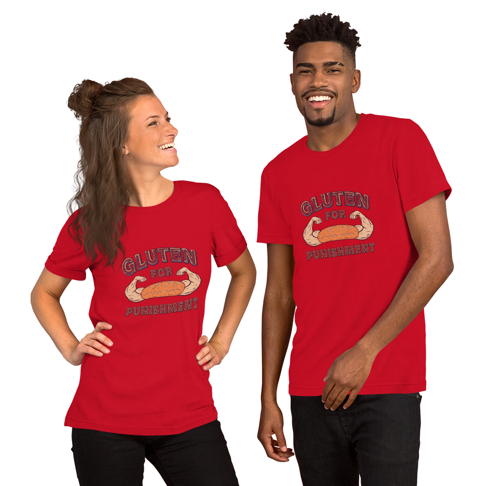 Gluten for Punishment | Unisex t-shirt Apparel > T-Shirts ZomaModa