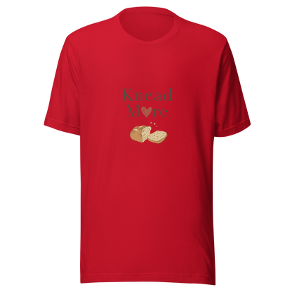 Knead More Love | Unisex t-shirt Red Apparel > T-Shirts ZomaModa
