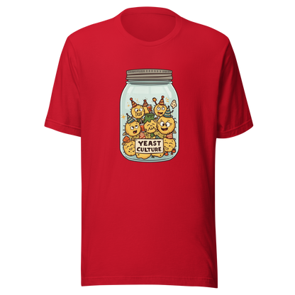 Wild Yeast, Wild Life | Unisex t-shirt Red Apparel > T-Shirts ZomaModa