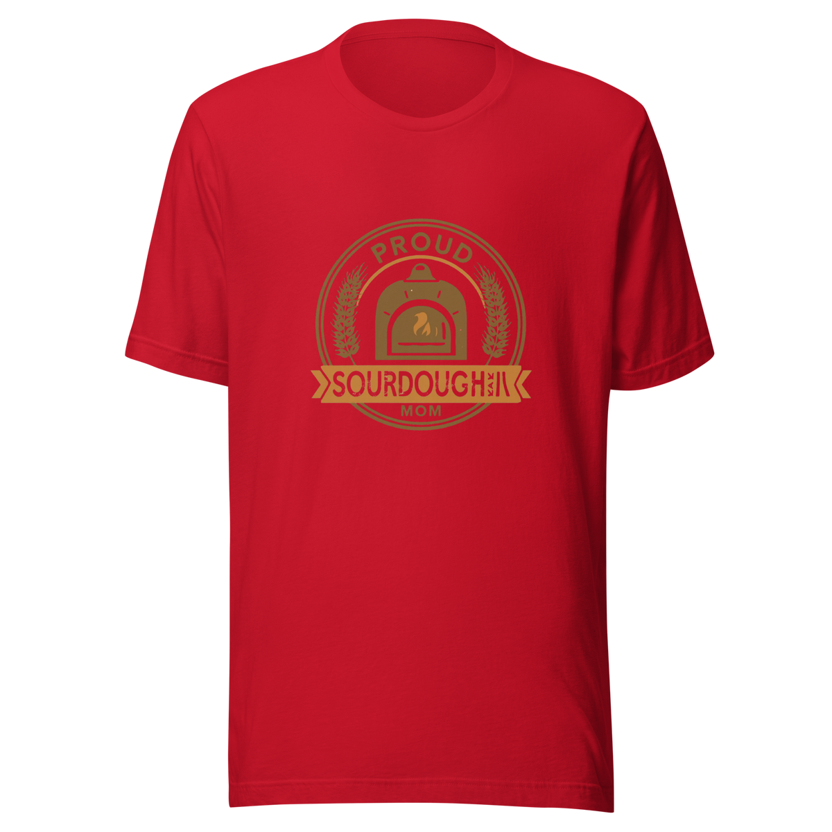 Sourdough Mom | Unisex t-shirt Red Apparel > T-Shirts ZomaModa