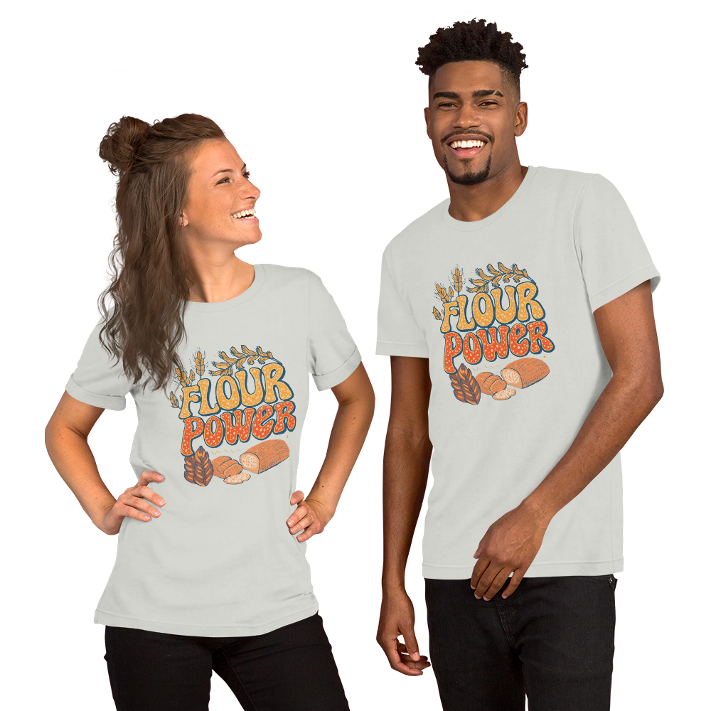 Flour Power | Unisex t-shirt Apparel > T-Shirts ZomaModa