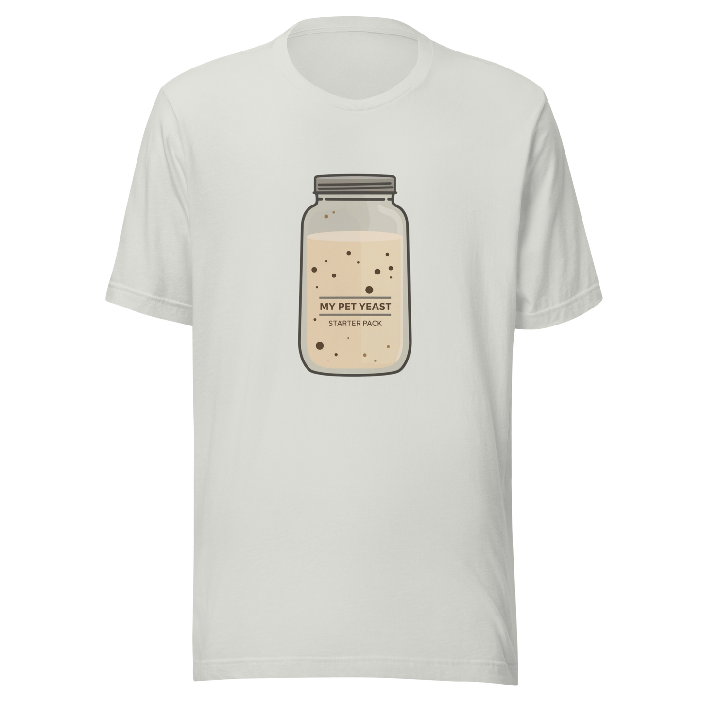 Starter Pack Tee | Unisex t-shirt Silver Apparel > T-Shirts ZomaModa